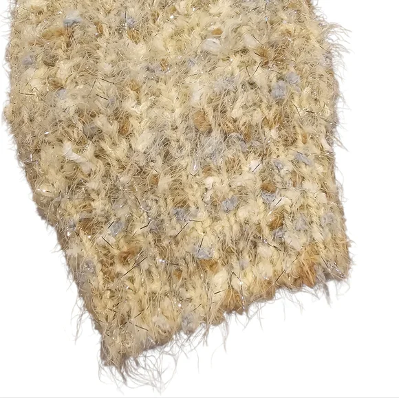 Maurices Fuzzy Knit Cardigan Sweater 2X Beige Cream Soft Cozy Open Front - Picture 2 of 5